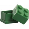 LEGO® Mini Box 4,6 x 4,6 x 4,3 cm tmavo zelená