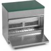 GAUN 11290 nášľapné krmidĺo pre sliepky, hydinu - 20 kg, pozinkované