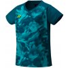 Dámske tričko Yonex Women's Crew Neck Shirt YW0033 Blue Green M