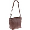 NovaKabelka.sk Prisca Marrone kožená talianska crossbody kabelka hnedá