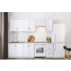 VerDesign, PARIS kuchynská zostava 240, biele drevo LTD,MDF