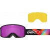 Giro Zimní brýle GIRO SAGEN BLACK ANGLES (OTG) (válcové) (jantarově růžové čočky 19-42% S2 + žluté čočky 80-99% S0)