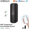 Wi-Fi senzor teploty a vlhkosti Čierna