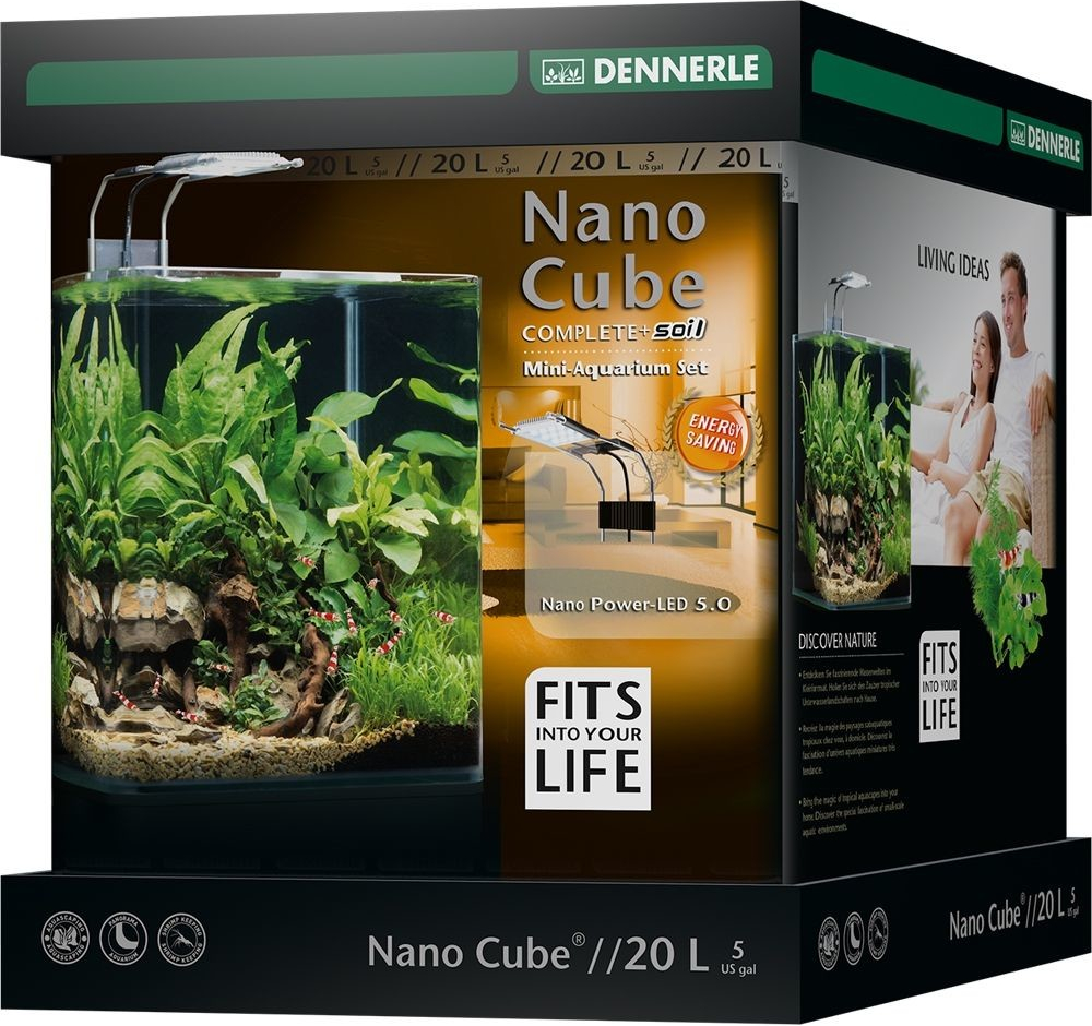 Dennerle NanoCube Complete+ Soil PowerLED 20 l