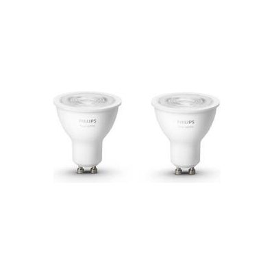 Inteligentná žiarovka Philips Hue White žiarovky GU10 5.2W 400lm 2-set 2700K Bluetooth 871869962931100