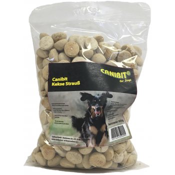 Caniland pštrosie cookies Canibit 2 x 600 g