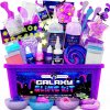 FAREBNÝ SLIZ GALAXY DEKORÁCIE KONFETY GLITRE DOPLNKY SADA PRE DETI