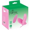 Sweet Smile Mini Vibrátor Ružový 8 cm s Funkciou Diaľkového Ovládania