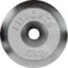 Nakladací kotúč Fitforce NAKLADACÍ KOTÚČ 5KG CHRÓM 30MM strieborná