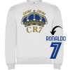 Superfutbal Pánska mikina CR7, biela Veľkosť: XL