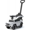 BABY MIX Detské odrážadlo s vodiacou tyčou Mercedes Benz G-Class biele 86x41x95 biela
