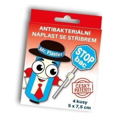 StopBac Náplast 7,5 x 5 cm antibakteriální SBS Pharma
