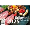 Kalendár 2025 Grilovanie, stolný, týždenný, 225 x 150 mm