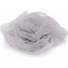 Organzový kvet ruže na našitie a nalepenie Ø8 cm - 1 ks 7 šedá svetlá