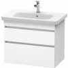 Duravit DuraStyle skrinka 73x44.8x61 cm závesná kúpeľňová skrinka pod umývadlo biela DS648101818