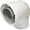 Thermona Koaxiálne koleno priemer 60/100, 90° PP/AL, 26653