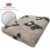 DRYBED Premium Vet Bed Medvedíky béžový latte 100 x 75 cm