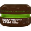 Nishman Hair Styling Wax Matte 08 matný vosk na vlasy 150 ml