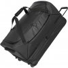 Travelite Basics Wheeled duffle expand Black + kozmetická taštička zadarmo
