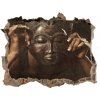Díra 3D fototapeta na stěnu Africké masky 95x64 cm