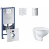 GROHE Rapid SLX s tlačidlom Skate Cosmopolitan SANI11BB2102