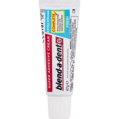 Blend-a-dent Extra Strong Fresh Super Adhesive Cream svieži fixačný krém na zubnú náhradu 47 g unisex