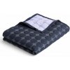 HAY Prikrývka Mega Dot Organic 260x260, midnight blue