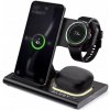 NABÍJAČKA INDUKČNÁ LED 3v1 pre SAMSUNG GALAXY WATCH BUDS STOJAN Qi ALOGY