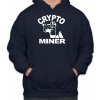 Krypto mikina- Crypto miner, Farba tmavo modrá, Strih/ Variant Pánsky/UNISEX