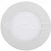 V-TAC Mini LED panel okrúhly Premium zapustený 18W, 6400K, 1500lm, VT-1807 (V-TAC)