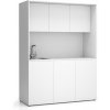 PLAN Kuchynka NIKA s drezom a batériou 1481 x 600 x 2000 mm, biela, ľavé