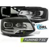 Tuning-tec PREDNÉ SVETLOMETY TRUE DRL BLACK pasujú na VW T5 2010-15