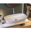 Aquatek LOREN hranaté keramické umývadlo so zaoblenými rohmi 71 × 14 × 37,5 cm A15147575
