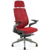 OFFICE PRO Kancelárska stolička čalúnená s podhlavníkom KARME MESH