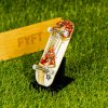 Finga Fingerboards Komplet začiatočník Design Pizza bílá chrom trucky