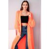 Kesi Dlhý sveter Isolde - kardigan Farba: Oranžová, Veľkosť: UNI