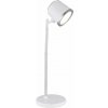 Globo Lighting Meeya stolová lampa 1x6 W biela-strieborná 58454W