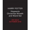 Harry Potter: Hogwarts Christmas Wreath and Wand Set: Lights Up!