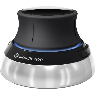 3Dconnexion SpaceMouse Wireless 3D myš bezdrôtový čierna, strieborná 2 tlačidlo; 3DX-700066