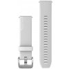 Garmin Quick Release (20mm) silikónový remienok ComfortFit, White/ Silver Materiál: Silikón Náhradný remienok na Garmin hodinky Quick Release