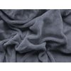 XPOSE® Mikroplyšová plachta Exclusive - tmavo sivá 200x220 cm, Mikroplyš