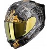 Prilba SCORPION EXO-1500 AIR APUS čierna sivá zlatá veľ. S