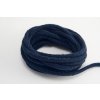 Bavlnená odevná šnúra - modrá - priemer 0,5 cm