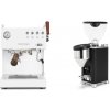 Ascaso Steel DUO PID PLUS, White&Wood + Rocket Espresso GIANNINO, black/chrome