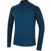 Pánske funkčné tričko Zulu Merino 240 Zip Long Veľkosť: M / Farba: modrá