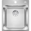 Jednokomorový drez Blanco SOLIS, strieborná oceľ