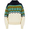 DALE Randaberg Sweater Feminine Dámsky Sveter Farba: White Navy Peacock, Veľkosť: M 95761A01