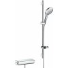 Hansgrohe Raindance Select S - Sprchová súprava s termostatom, 15 cm, 3 prúdy, biela/chróm - 27037400