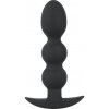 Black Velvets Heavy - análny kolík s guľou 145 g (čierny)