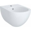 GEBERIT Acanto závesný bidet s otvorom, s prepadom, 350 x 510 mm, biela, s povrchom KeraTect, 500.601.01.8